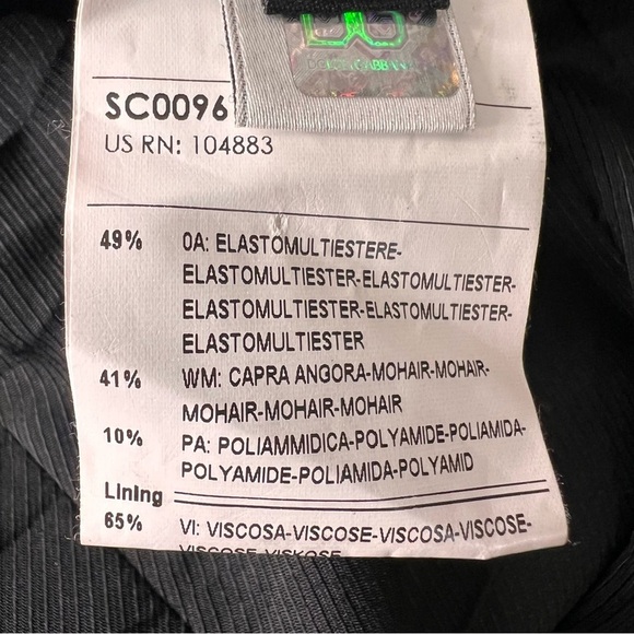 D&G Dolce & Gabbana Black Mohair Blend Trench Coat Size 46 - Picture 13 of 15